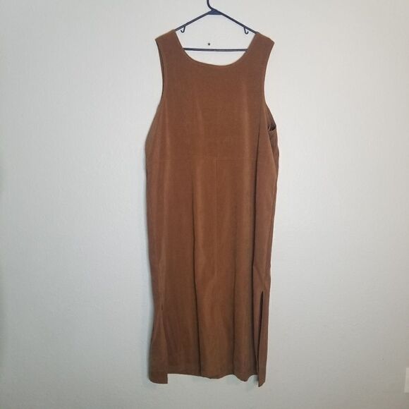 Jungle Jumper Plus Size Brown Giraffe Dress 3X - Picture 3 of 6